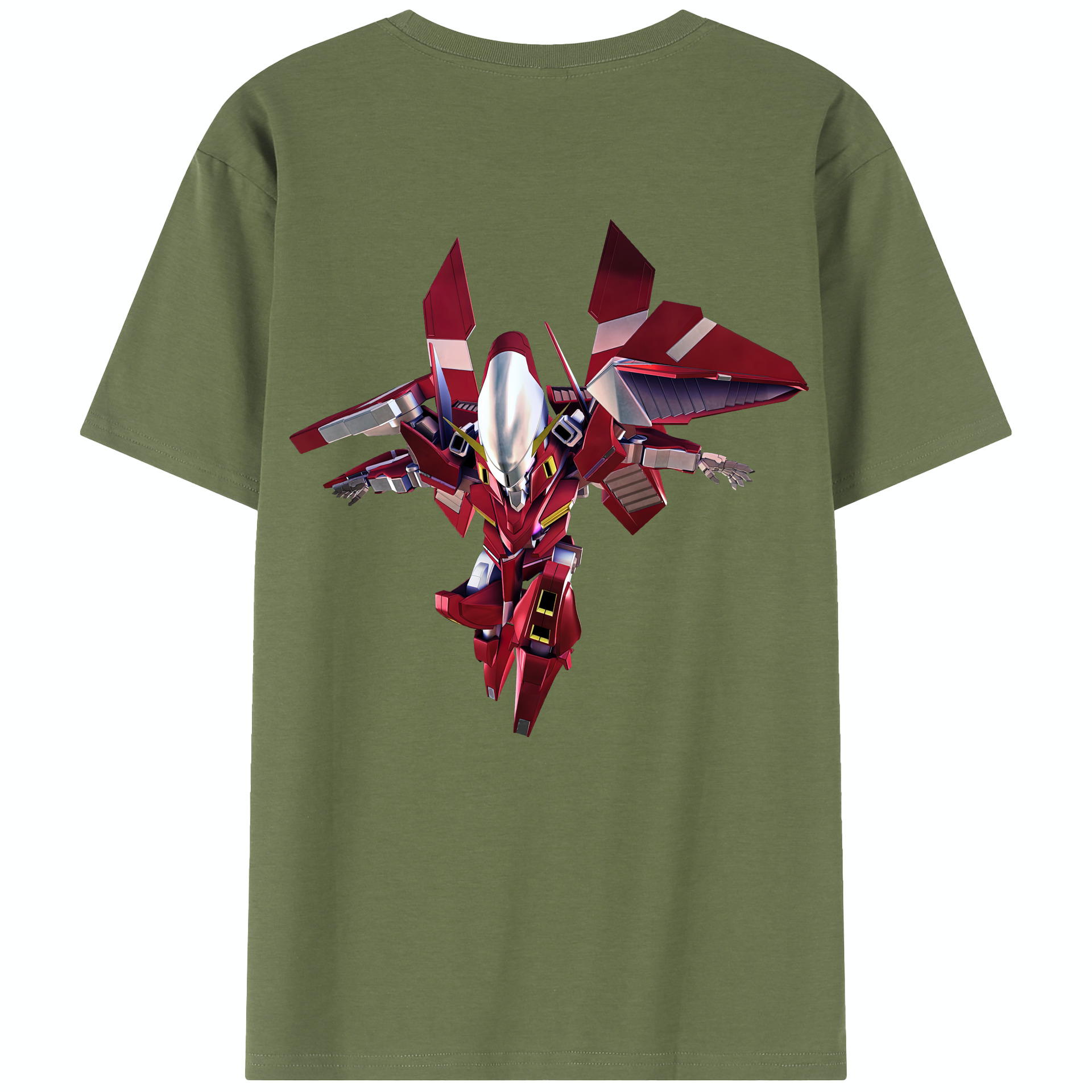 （画像用） 機動戦士ガンダム Mobile Suit Gundam 綿100％半袖Tシャツ（背面プリント）